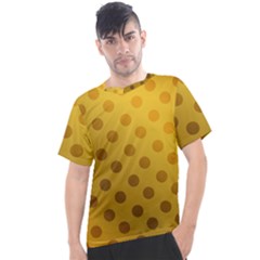 Gold-polkadots Men s Sport Top by nate14shop