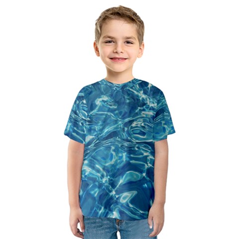  Surface Abstract  Kids  Sport Mesh Tee by artworkshop