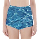  Surface Abstract  High-Waisted Bikini Bottoms View1