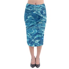  Surface Abstract  Midi Pencil Skirt by artworkshop