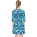  Surface Abstract  Quarter Sleeve Pocket Dress View2