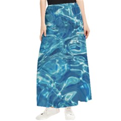  Surface Abstract  Maxi Chiffon Skirt by artworkshop