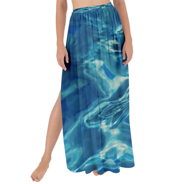  Surface Abstract  Maxi Chiffon Tie-Up Sarong