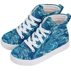  Surface Abstract  Kids  Hi-top Skate Sneakers by artworkshop