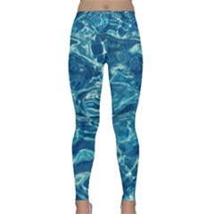  Surface Abstract  Lightweight Velour Classic Yoga Leggings by artworkshop