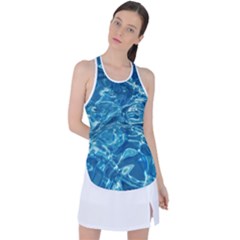  Surface Abstract  Racer Back Mesh Tank Top by artworkshop