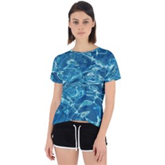  Surface Abstract  Open Back Sport Tee by artworkshop