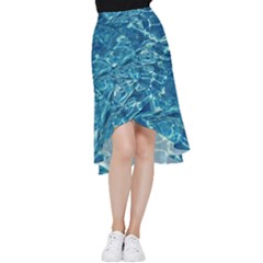  Surface Abstract  Frill Hi Low Chiffon Skirt by artworkshop