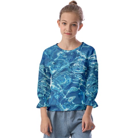  Surface Abstract  Kids  Cuff Sleeve Top by artworkshop