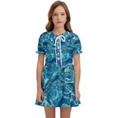  Surface Abstract  Kids  Sweet Collar Dress by artworkshop