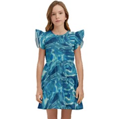  Surface Abstract  Kids  Winged Sleeve Dress by artworkshop