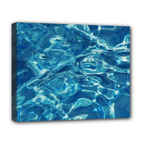 Surface Abstract  Deluxe Canvas 20  X 16  (stretched) by artworkshop