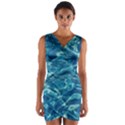 Surface Abstract  Wrap Front Bodycon Dress View1