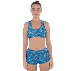 Surface Abstract  Racerback Boyleg Bikini Set by artworkshop