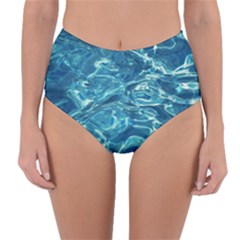 Surface Abstract  Reversible High-waist Bikini Bottoms by artworkshop