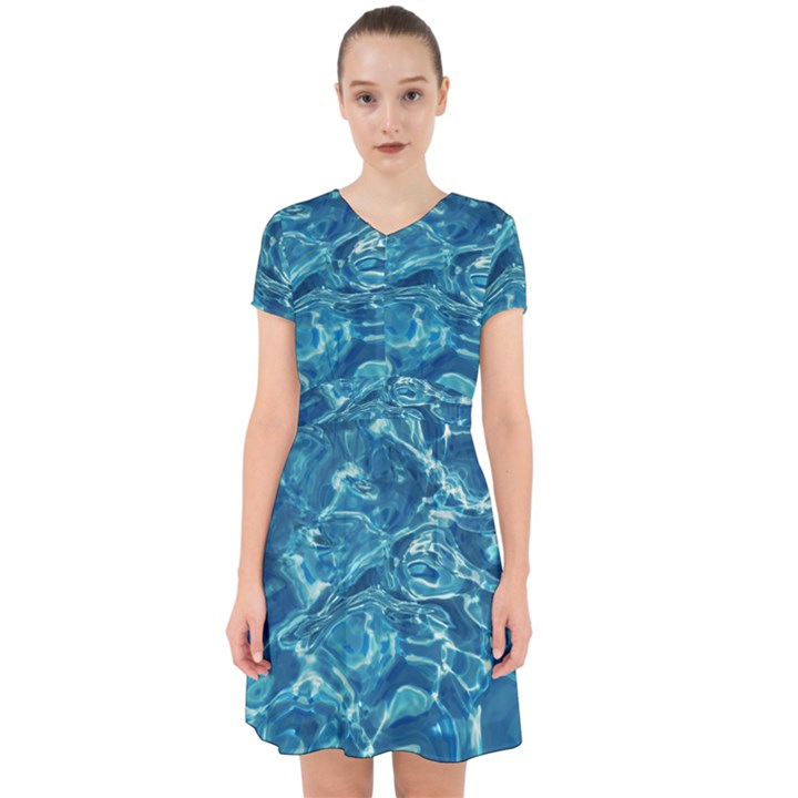 Surface Abstract  Adorable in Chiffon Dress