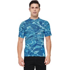 Surface Abstract  Men s Short Sleeve Rash Guard by artworkshop