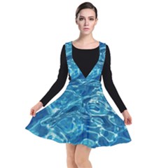 Surface Abstract  Plunge Pinafore Dress by artworkshop