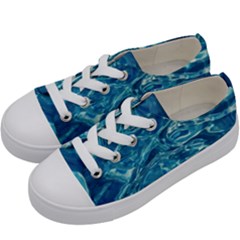 Surface Abstract  Kids  Low Top Canvas Sneakers by artworkshop