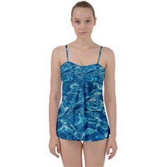 Surface Abstract  Babydoll Tankini Set by artworkshop