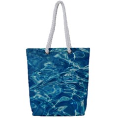 Surface Abstract  Full Print Rope Handle Tote (small) by artworkshop