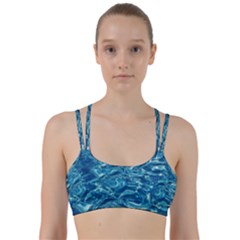 Surface Abstract  Line Them Up Sports Bra by artworkshop