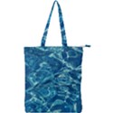 Surface Abstract  Double Zip Up Tote Bag View1