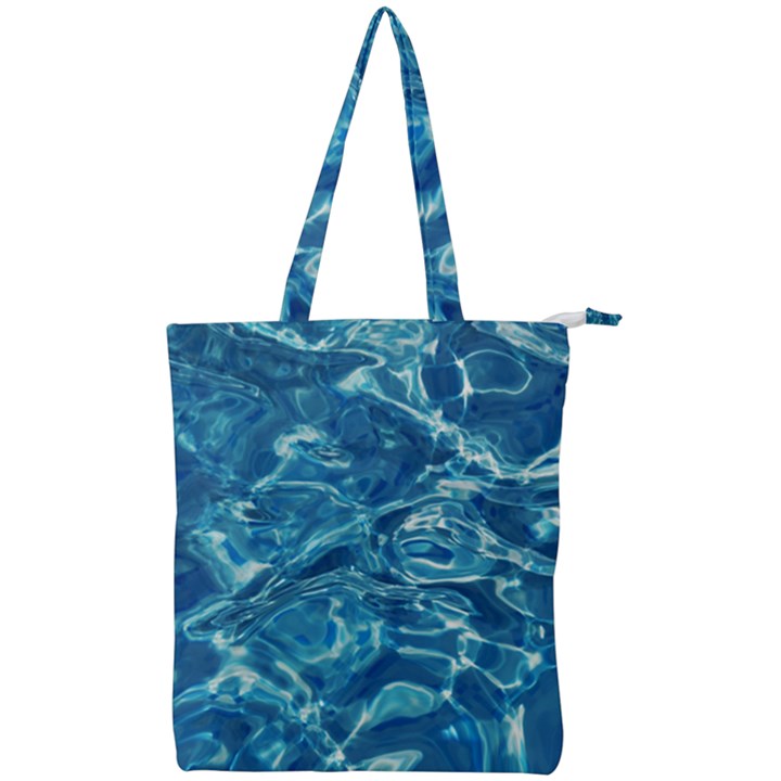 Surface Abstract  Double Zip Up Tote Bag