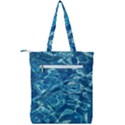 Surface Abstract  Double Zip Up Tote Bag View2