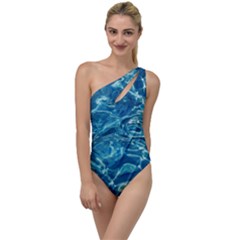 Surface Abstract  To One Side Swimsuit by artworkshop