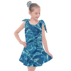 Surface Abstract  Kids  Tie Up Tunic Dress by artworkshop