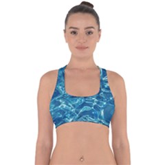 Surface Abstract  Cross Back Hipster Bikini Top 