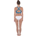 Surface Abstract  Cross Back Hipster Bikini Top  View2