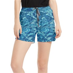 Surface Abstract  Women s Runner Shorts by artworkshop