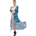 Surface Abstract  Maxi Chiffon Beach Wrap View1