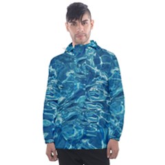 Surface Abstract  Men s Front Pocket Pullover Windbreaker by artworkshop