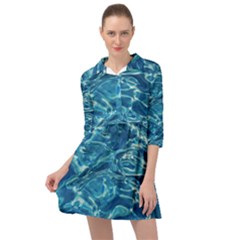 Surface Abstract  Mini Skater Shirt Dress by artworkshop