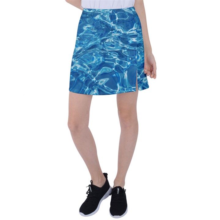 Surface Abstract  Tennis Skirt