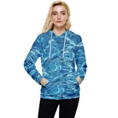 Surface Abstract  Women s Lightweight Drawstring Hoodie by artworkshop