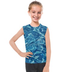 Surface Abstract  Kids  Mesh Tank Top by artworkshop