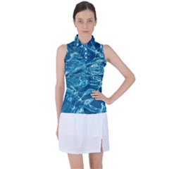 Surface Abstract  Women s Sleeveless Polo Tee by artworkshop