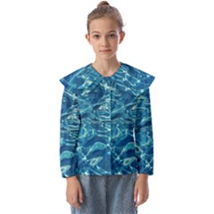 Surface Abstract  Kids  Peter Pan Collar Blouse by artworkshop