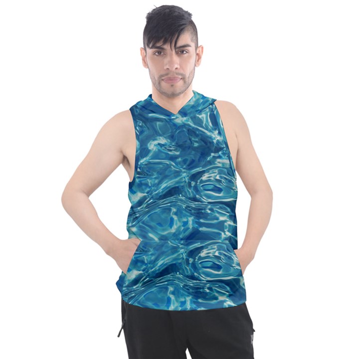 Surface Abstract  Men s Sleeveless Hoodie