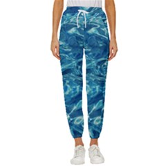 Surface Abstract  Cropped Drawstring Pants by artworkshop