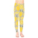 Lemon Pattern Kids  Leggings View1