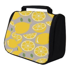 Lemon Pattern Full Print Travel Pouch (small) by artworkshop