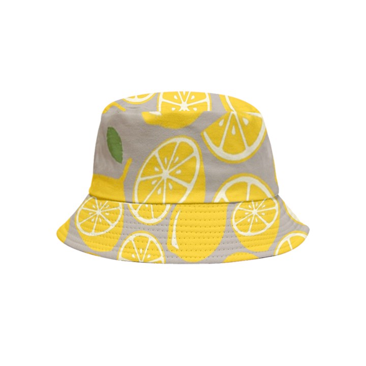 Lemon Pattern Bucket Hat (Kids)