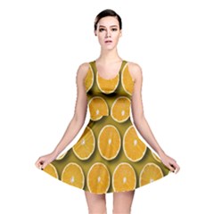 Oranges Slices  Pattern Reversible Skater Dress by artworkshop