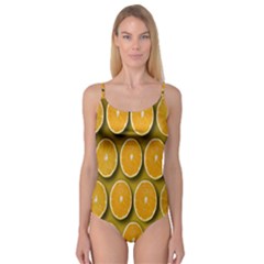 Oranges Slices  Pattern Camisole Leotard  by artworkshop