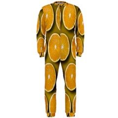 Oranges Slices  Pattern Onepiece Jumpsuit (men) by artworkshop